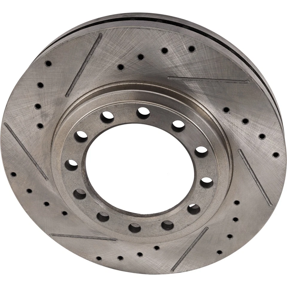 Rotores de disco de freio dianteiro para Chevy Chevrolet LCF 4500HD Isuzu NPR NPR-HD 3500 GMC - Imagem 2 de 4