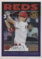 2021 Topps Silver Pack 1986 Chrome Baseball Purple 44/75 Shogo Akiyama 4l8