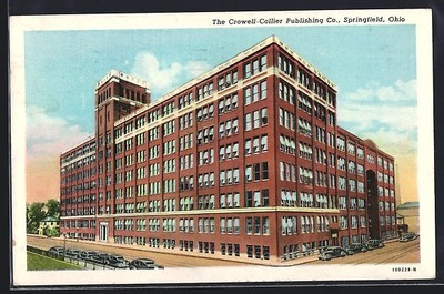 Springfield, OH, The Crowell-Collier Publishing Co., Ansichtskarte 1948 