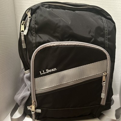 Brand New L.L. Bean Deluxe Book Bag IV Back Pack Black Large Backpack