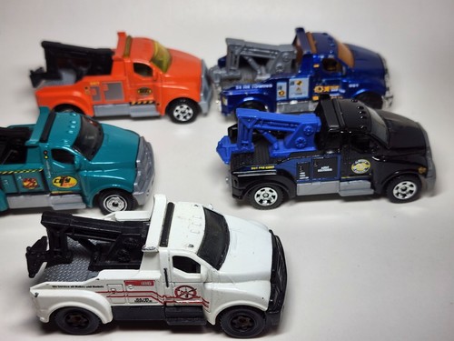 Set of 5 Matchbox '05-'14 TOW TRUCKS includes Playset + Buried Treasure MB661 - Picture 8 of 10