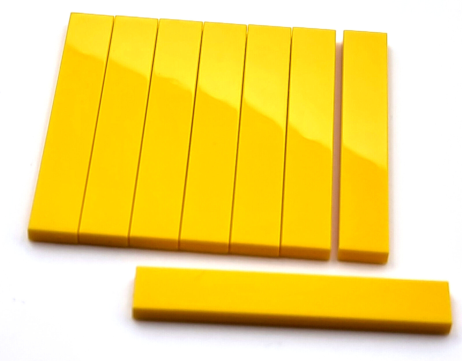 Конструктор LEGO Nr-663624 Fliese 1x6 gelb / 8 Stück