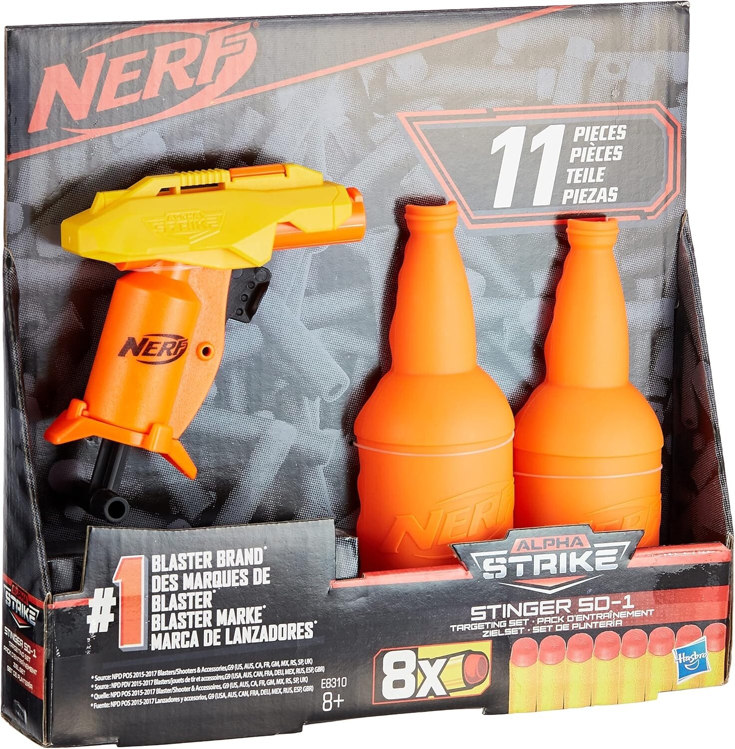 Nerf Gun Alpha Strike Stinger SO-1 Set of 11 Pieces