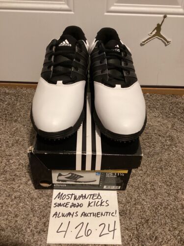 DS 2006 Adidas AdiCOMFORT 2 White & Black Golf Shoes Men’s Sz 11.5 - Picture 2 of 11