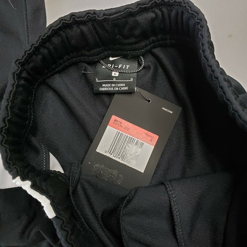 Nike Boys Dry Performance Knit Pants Black and White Size Large - Picture 4 of 6
