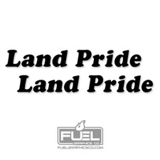 Land Pride Implement Premium Vinyl Decal 2 Pack - Equipment Decal