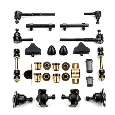 Black Poly Front Suspension Master Rebuild Kit Fits 55 - 57 Chevrolet Full Size