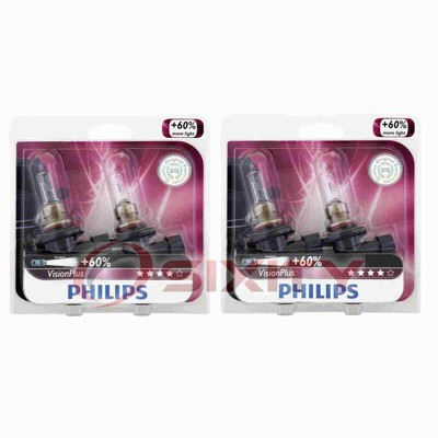 2 pc Philips High Beam Headlight Bulbs for Cadillac 60 Special DeVille bj