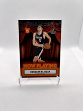 Donovan Clingan RC - 2024-25 Hoops Now Playing Insert #20 - Trail Blazers