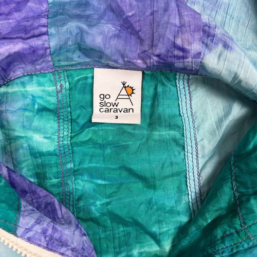 Go Slow Caravan Packable Windbreaker Hooded Jacket Size 3 (S/M approx) - 第 7/12 張圖片