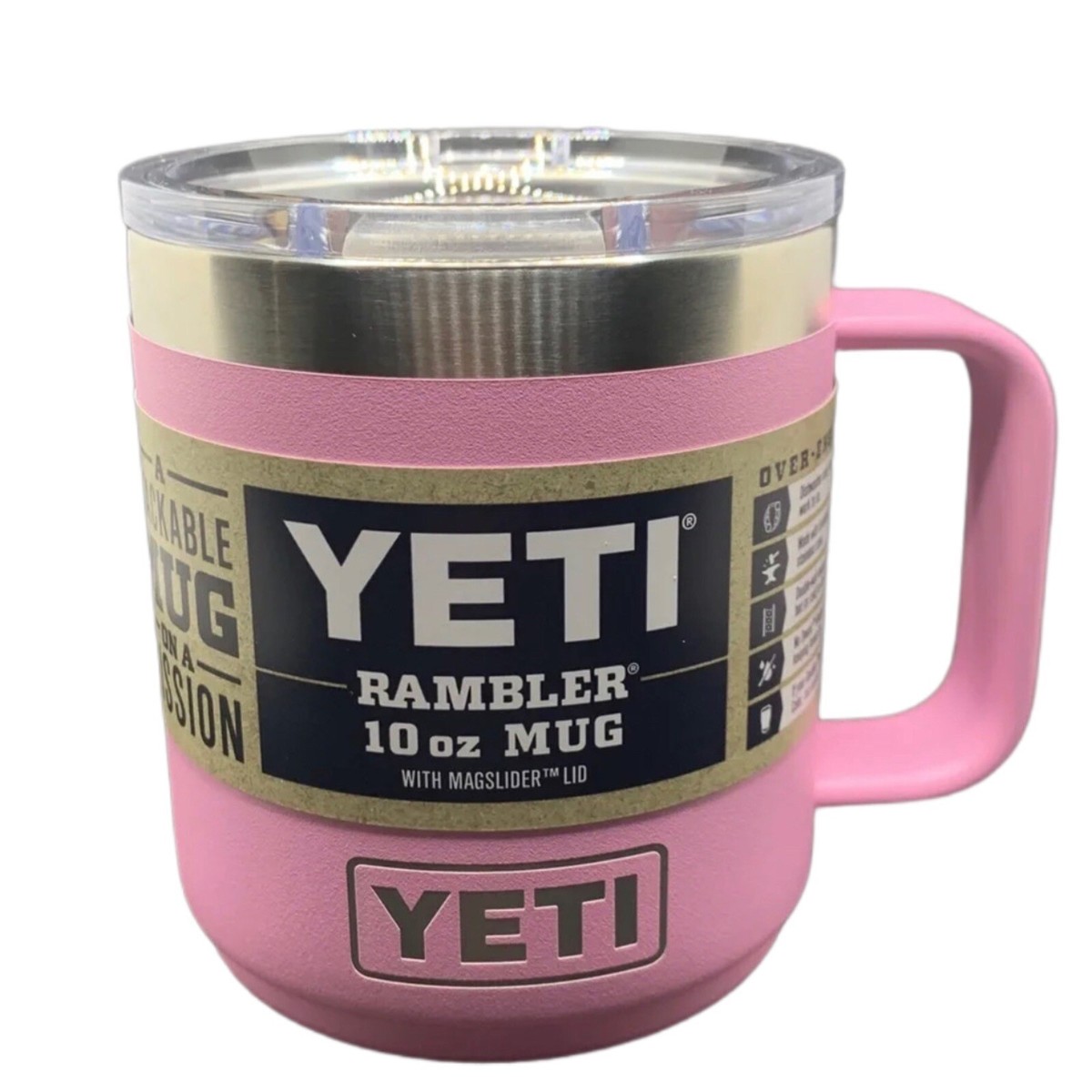 YETI Rambler 10 oz Mug パワーピンク Yeti Rambler Power Pink 10oz Stackable Mug - Stylish