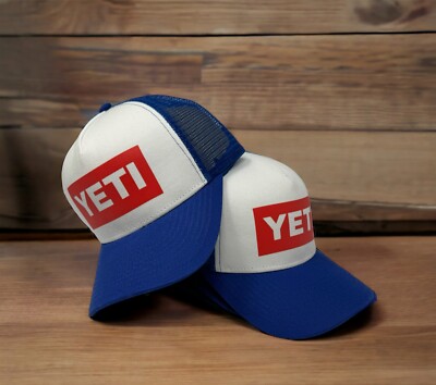 YETI Trucker Snapback Hat American Logo Red White & Blue Spirit of 76 Cap NWT