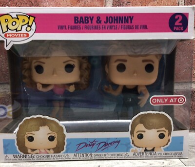 Funko Pop 2 Pack Dirty Dancing BABY and Johnny Vinyl Figures Target Exclusive