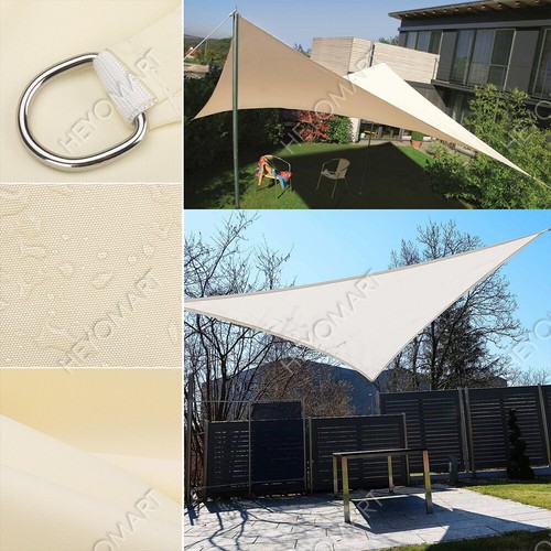 Tenda a vela QUADRATA ombreggiante telo sole ombra giardino PARASOLE 3 4 5 mt - Foto 24 di 106