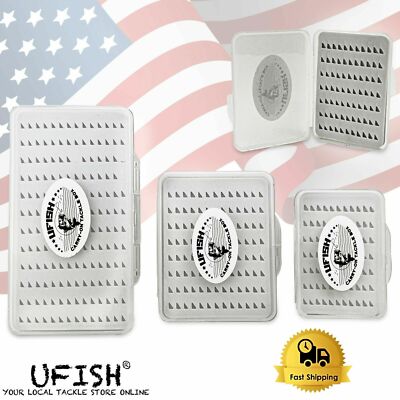 UFISH 3 Box Set Fly Fishing Value Flies Organizer Trout Grayling Salmon Fly Box
