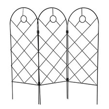 Metal Garden Trellis Indoor Plant Support for Potted Climbing Flowers Outdoor