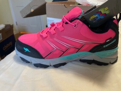 KangaROOS Unisex . Adventure Line Sneakers Size 4.5 Daisy Pink/Mint