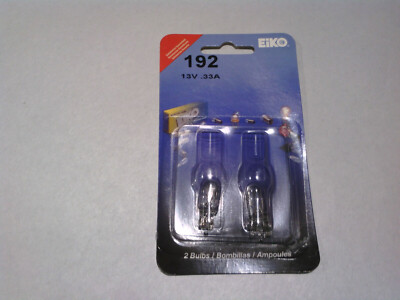 Instrument Panel Light Bulb Eiko 192  2-Pack