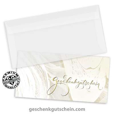 Gutscheinkarten mit Kuverts ''DINlang'' Massage Wellness Spa MA9258