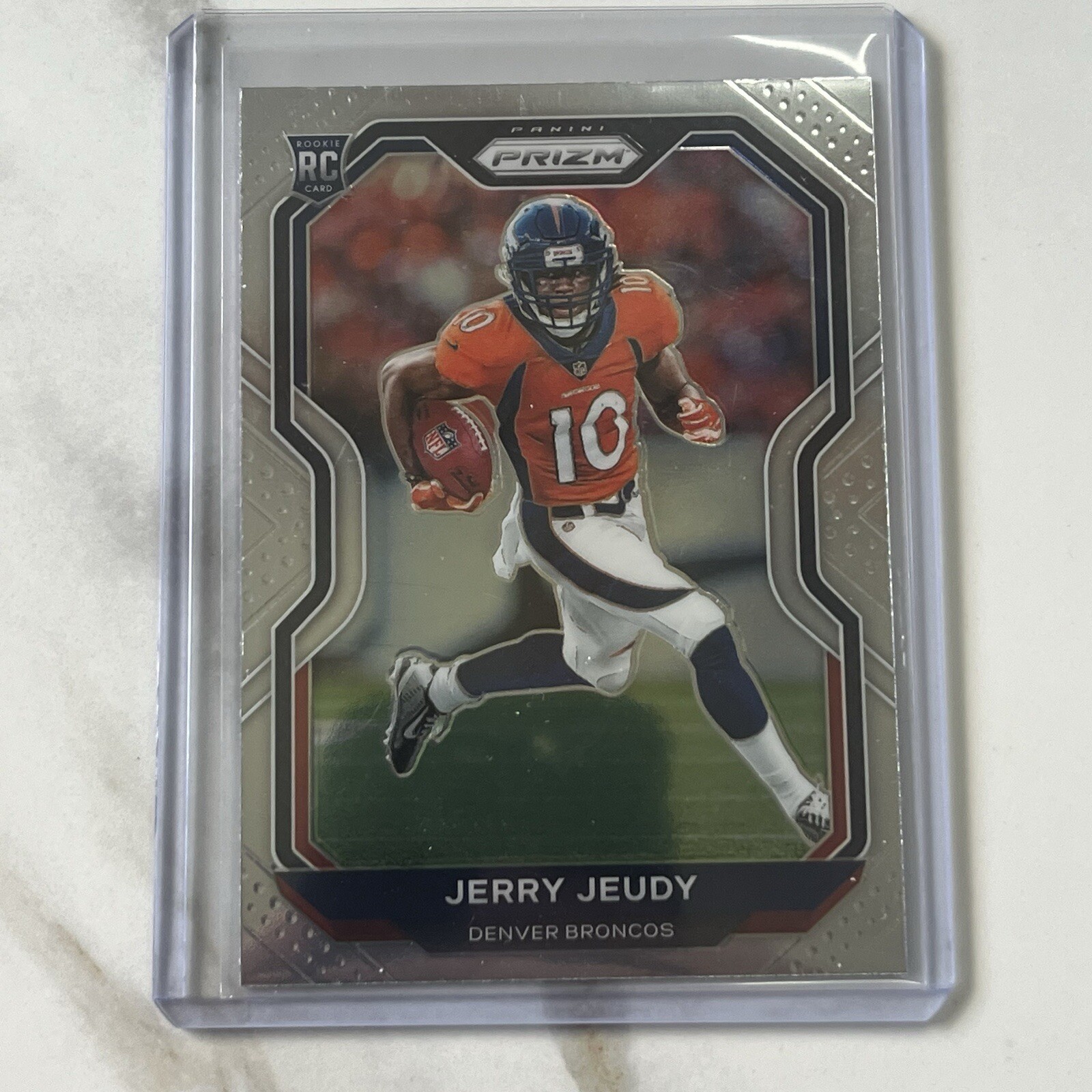 2020 PANINI PRIZM JERRY JEUDY #314 BASE ROOKIE CARD RC DENVER BRONCOS NK