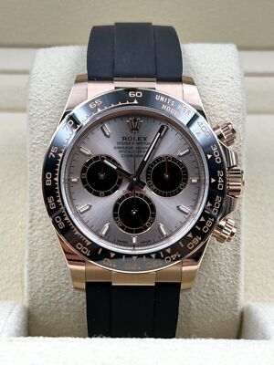 Rolex Daytona Rose Gold Oysterflex Sundust Dial 126515LN Box Rolex Daytona Rose Gold Oysterflex Sundust Dial 126515LN Box