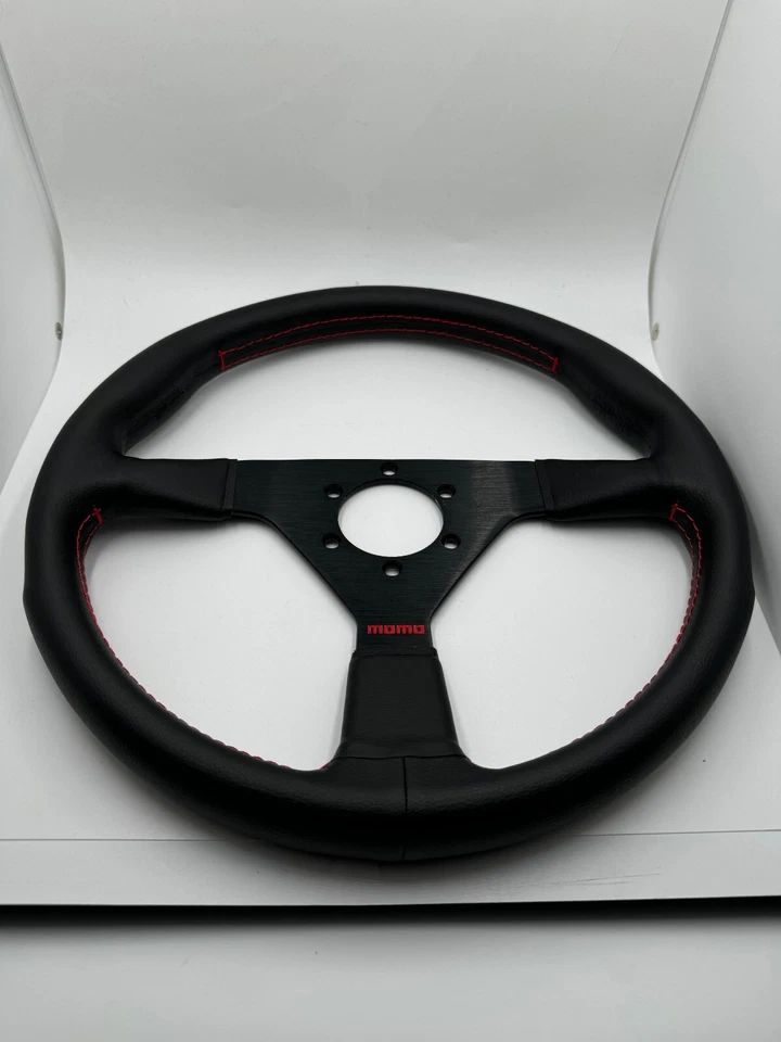 Volante Momo 14 polegadas buzina kit de liberação rápida serve para Honda Acura Nismo Mazda - Imagem 3 de 4