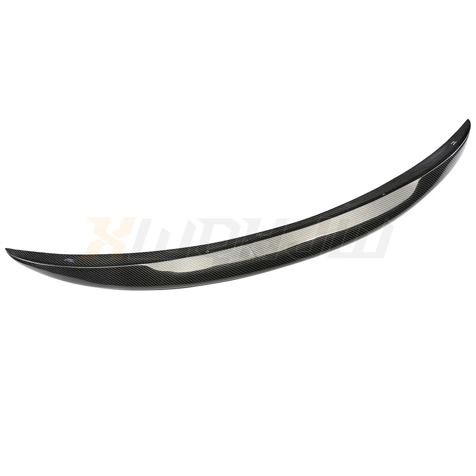 Real Carbon Fiber Rear Trunk Lip Spoiler Wing For BMW 3 Series E90 2005-2012 - image 2 of 4