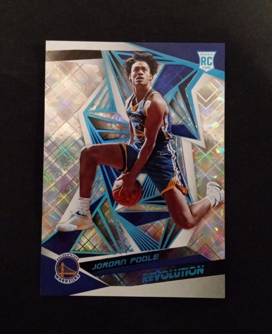 2019-20 Panini Revolution Jordan Poole RC Rookie Cosmic 026/100