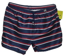 Exist Fast Dry Drawstring Swim Red White Blue Swim Trunks Men's Size 2XL New