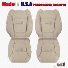 2001 2002 2003 For Acura Cl Type-s Driver Passenger Perforated Leather Cover Tan