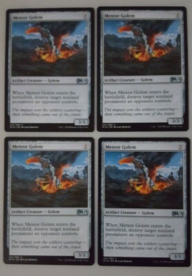 [4x] Meteor Golem M19 MTG Magic The Gathering NM Playset
