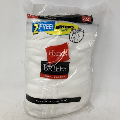 Hanes Men's Briefs 42 inch Waist 2006 Pack of 8  PMR0384 New Sealed