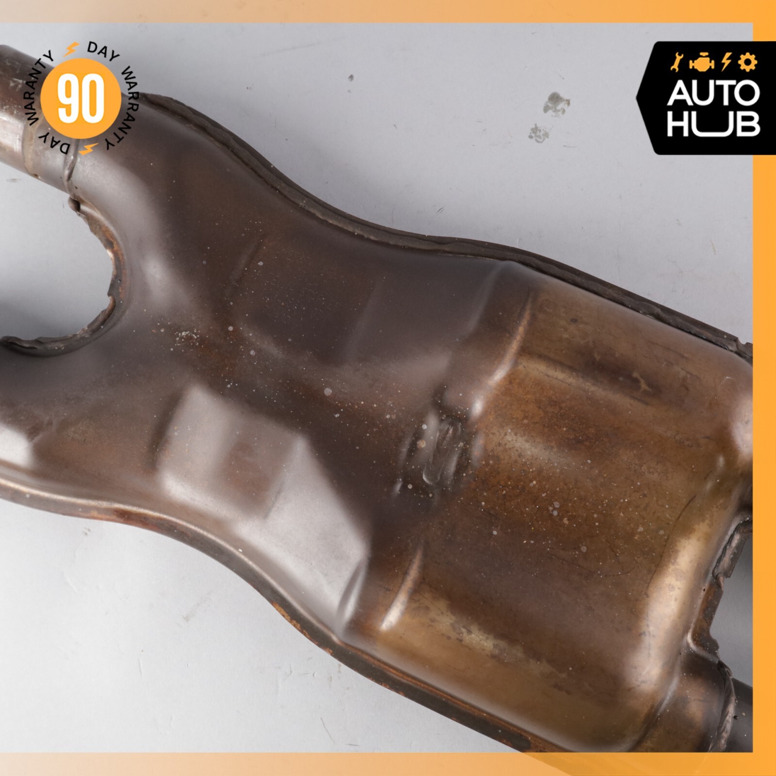 05-07 Maserati Quattroporte M139 Exhaust Mid Pipe Center Resonator Silencer OEM