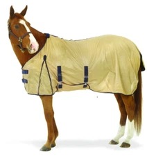 Equi-Essentials Soft Mesh Fly Sheet - Tan