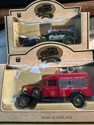 2 Lledo '92 Chevron Commemorative Model Standard Oil  Horse Drawn WagoN +  XO2