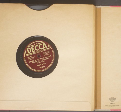 Hazel Scott - Swinging The Classic - 10" shellac 3x78rpm Decca 212 (VG) - Picture 5 of 5