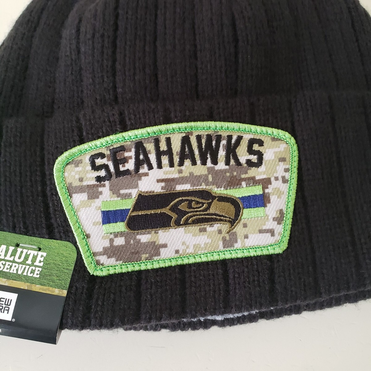 NFL Seattle Seahawks OSF Dark Charcoal Knit Beanie Seattle Seahawks Super Bowl LX Opening Night Media Day  main image 2