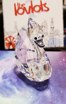 Swarovski Audrey The Swan Lovlots Crystal - 1128901 Retired | eBay