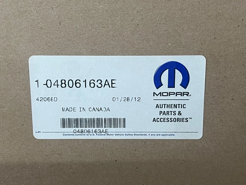 Soporte de radiador superior Dodge Charger 2006-2010 barra de amarre imprimada GENUINA MOPAR OEM Foto 3 de 4