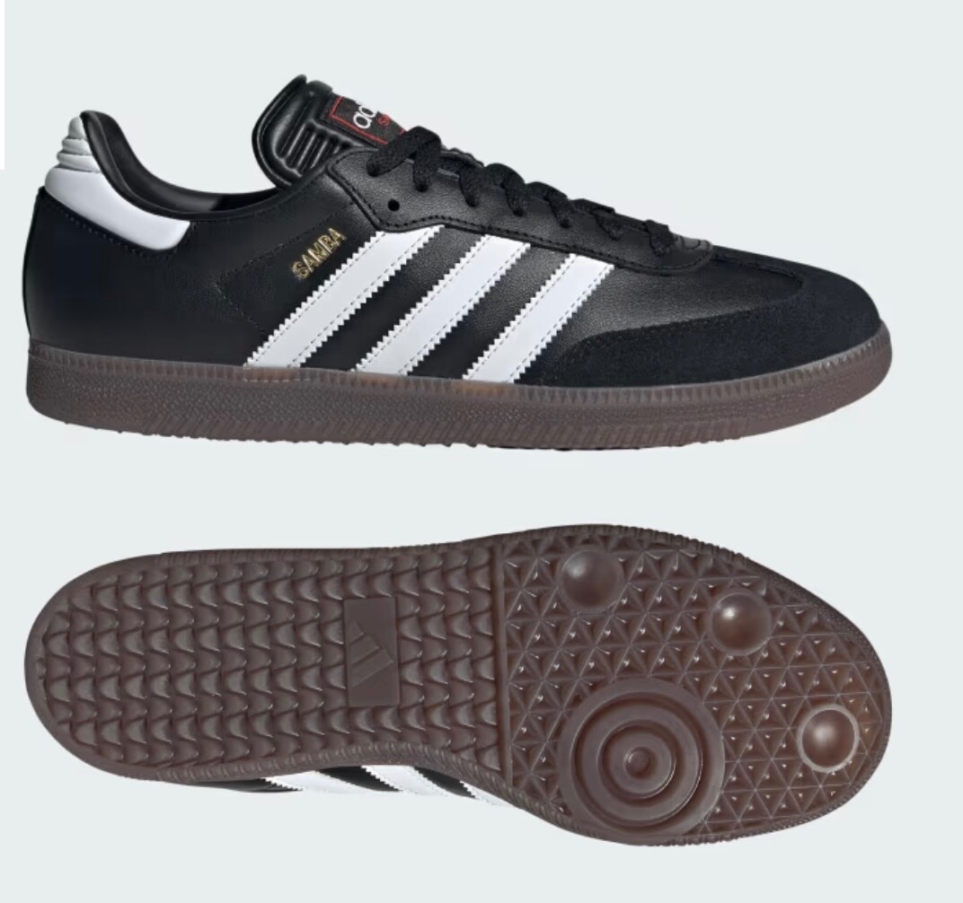 adidas Samba Women's Indoor Soccer Shoes Black White Gum IH6000 Unisex New  | eBay