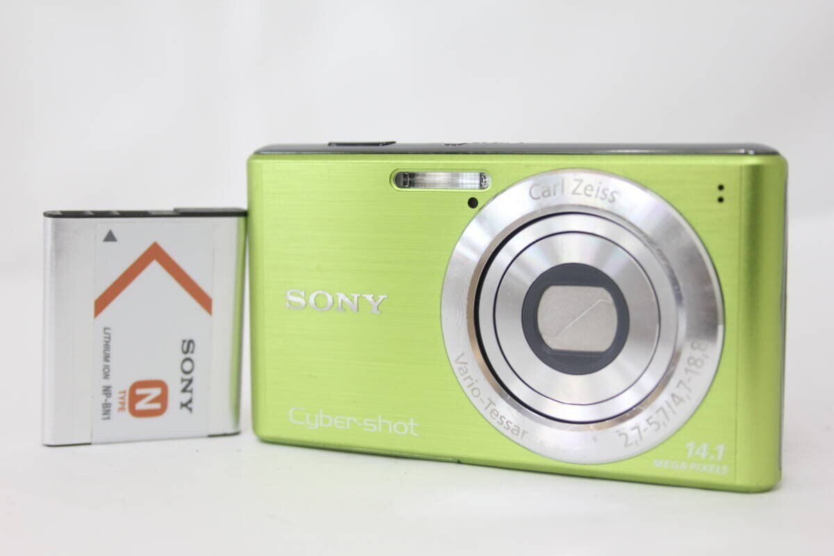 Sony Cyber-shot DSC-W530 14.1MP Digital Camera Green Japanese Only