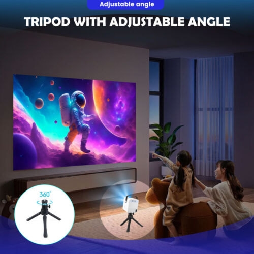 4K Projector DoIby Netflix 50000LMS 1080P 5G WiFi Bluetooth Video Home Theater - Picture 7 of 33