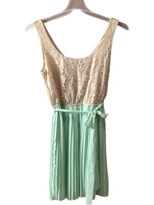 Forever 21 Love 21 Lace Sleeveless Pleated Dress Women's Sz Medium Lined  NEW | eBay