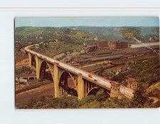 Postcard The Westinghouse Bridge Pennsylvania USA