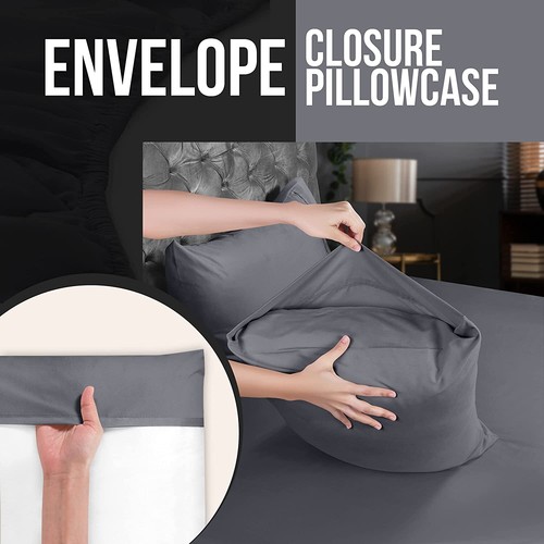 2000TC - 4Pcs FLAT&FITTED Sheet Set Ultra SOFT Queen/King/Super Size Bed New AU - Picture 6 of 17