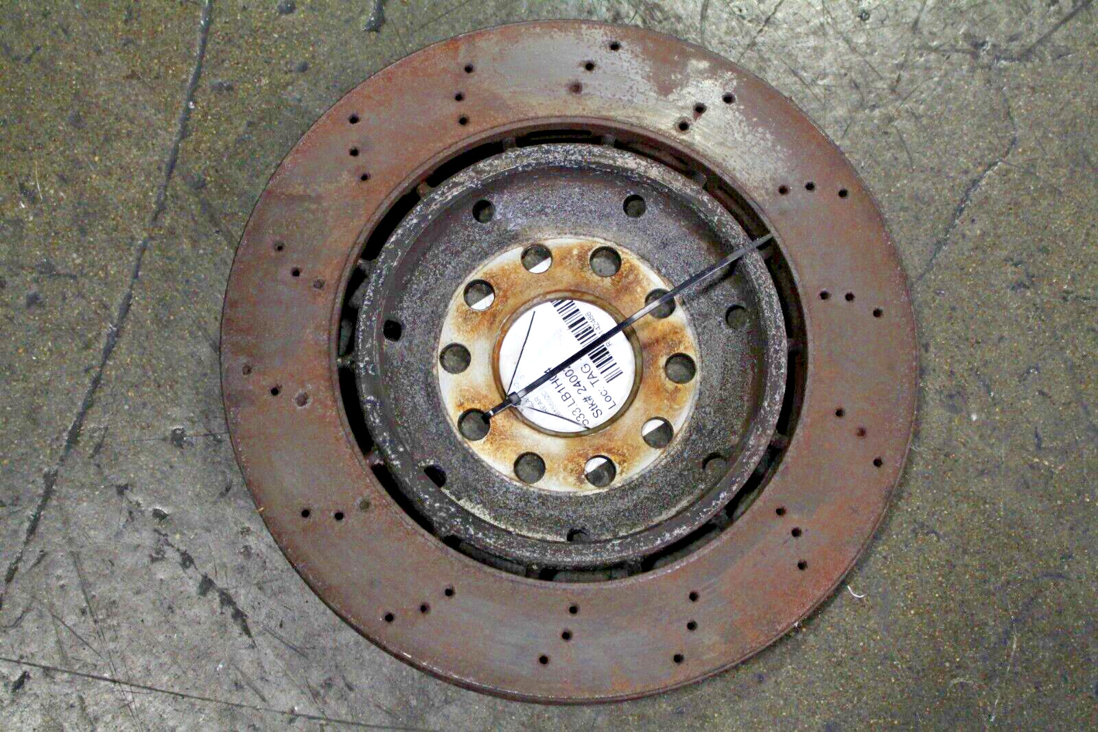 Lamborghini Gallardo Coupe, Spyder, RH, Rear Brake Rotor, Used, P/N 400615602C