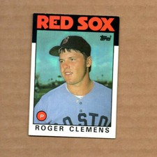 1986 Topps #661 Roger Clemens Boston Red Sox 
