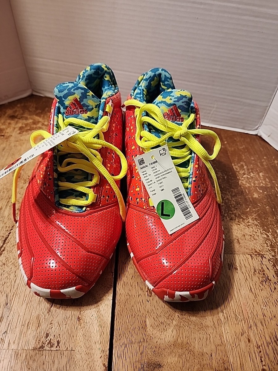 adidas T-Mac 2 EVO Paint Splatter 2021 - FX4998. Men\'s Sz 12.5 Shoes. Sneakers. adidas T-Mac 2 EVO Paint Splatter 2021 - FX4998. Men main image 3
