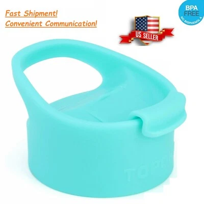 TOPOKO Replacement Flip Lid For Hydro Flask Wide Mouth Water Bottle Coffee Lid Teal