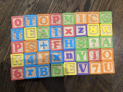 large wooden abc blocks